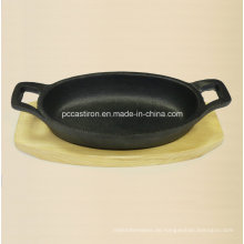 Preseasoned Gusseisen Mini Skillet Größe 15.5X9.7X3cm